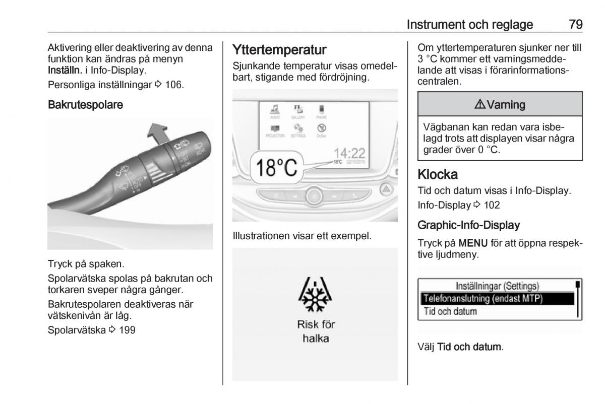 Opel Astra K V 5 instruktionsbok / page 81
