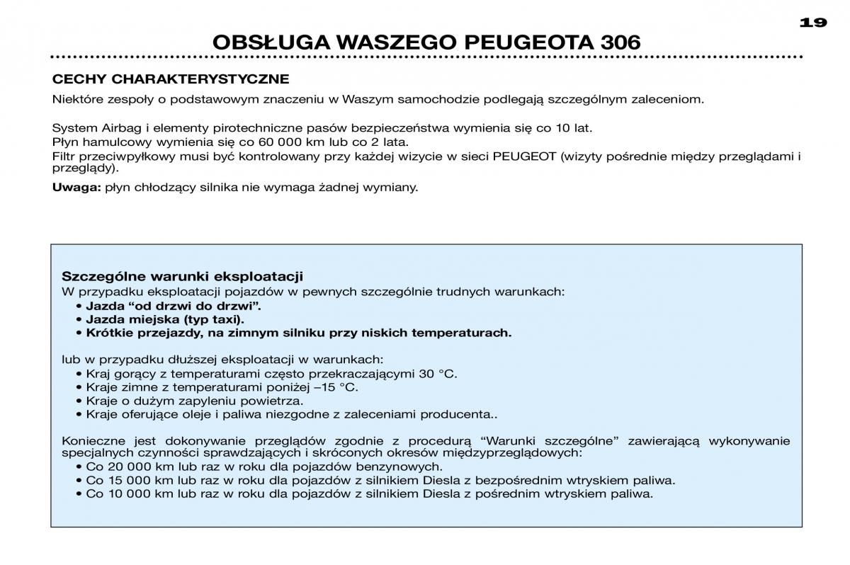 Peugeot 306 Break PH3 instrukcja obslugi / page 14