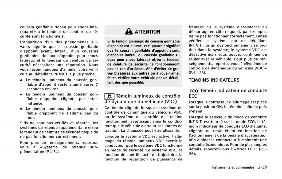 Infiniti Q50 manuel du proprietaire / page 112