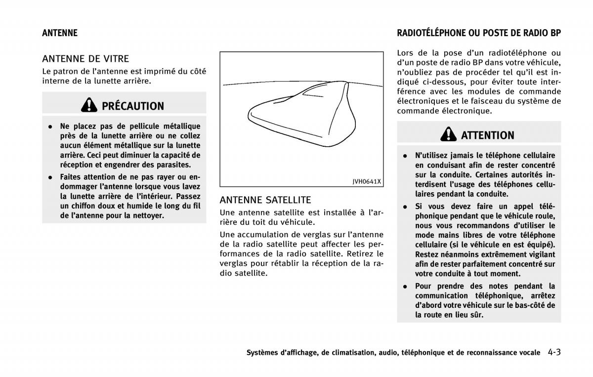 Infiniti Q50 manuel du proprietaire / page 204