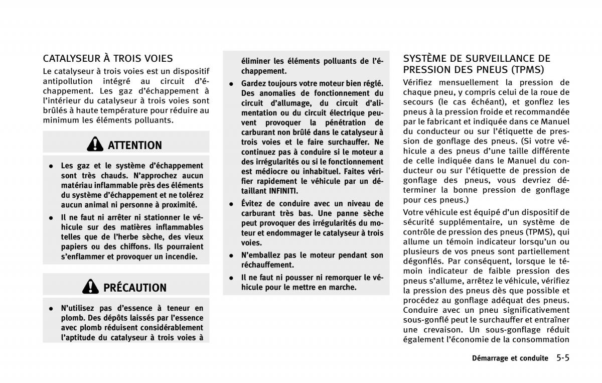 Infiniti Q50 manuel du proprietaire / page 210