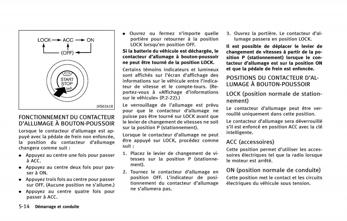 Infiniti Q50 manuel du proprietaire / page 219