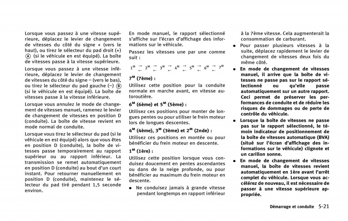 Infiniti Q50 manuel du proprietaire / page 226