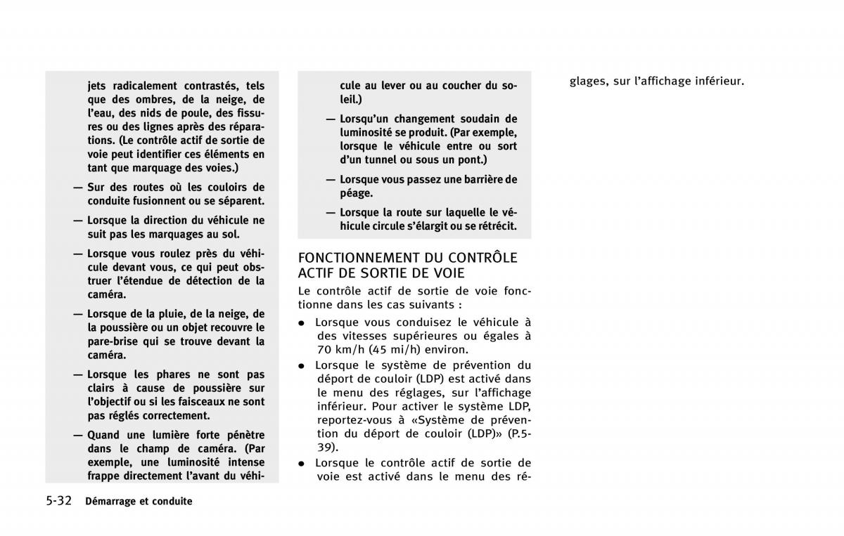 Infiniti Q50 manuel du proprietaire / page 237
