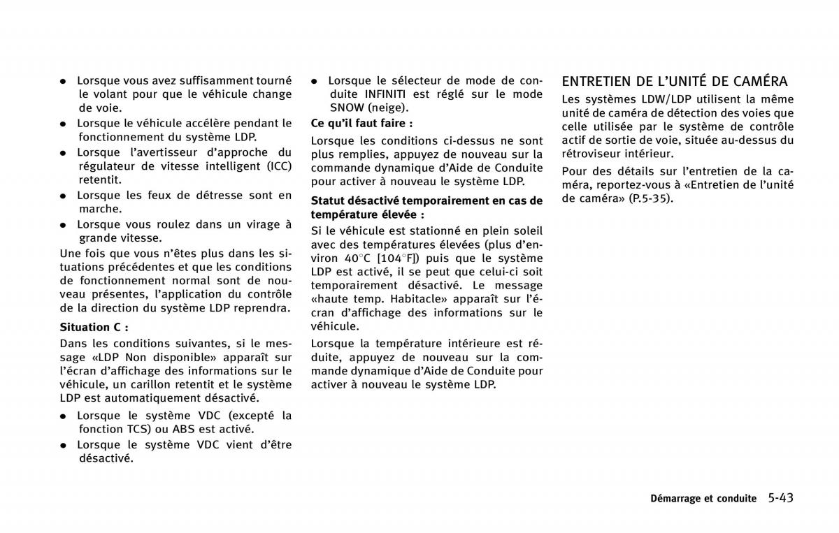 Infiniti Q50 manuel du proprietaire / page 248