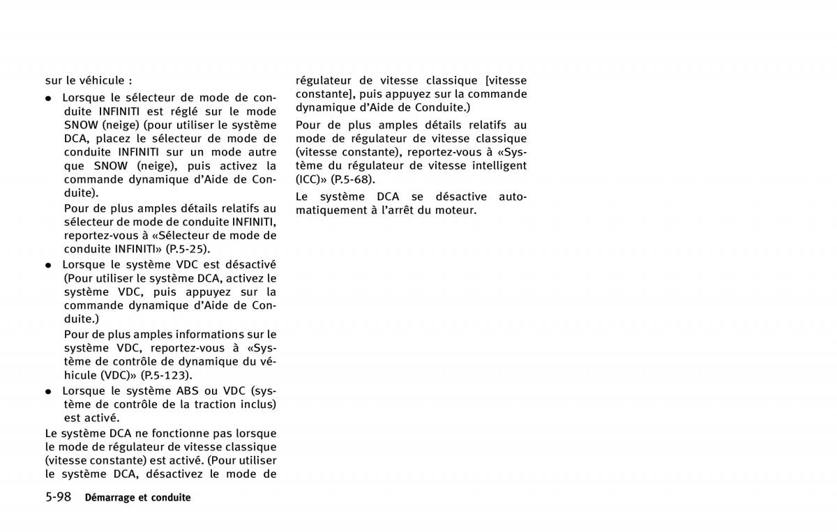 Infiniti Q50 manuel du proprietaire / page 303