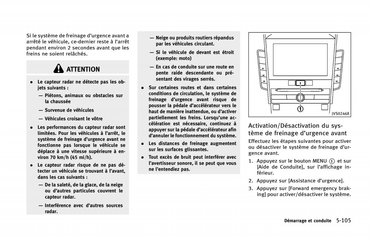 Infiniti Q50 manuel du proprietaire / page 310