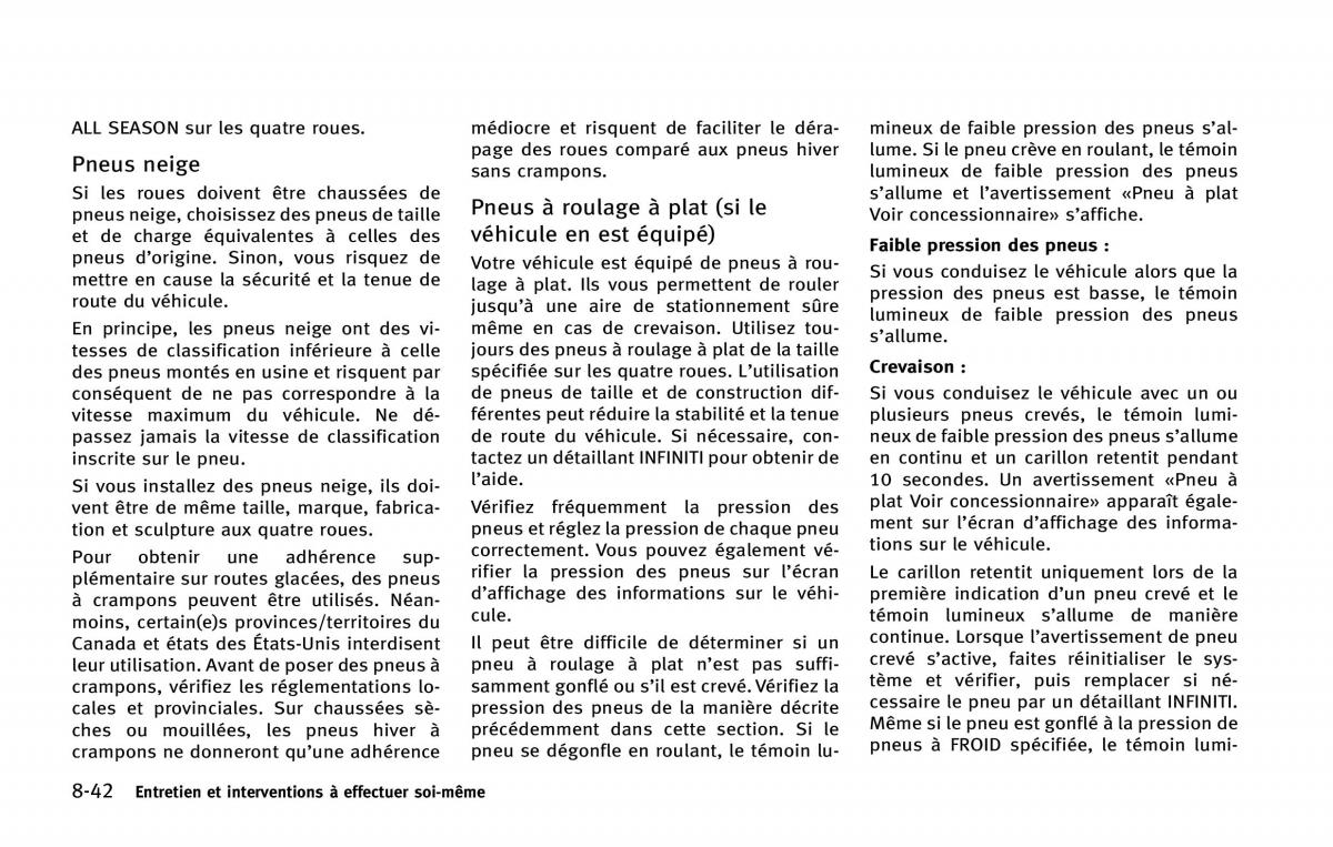 Infiniti Q50 manuel du proprietaire / page 405