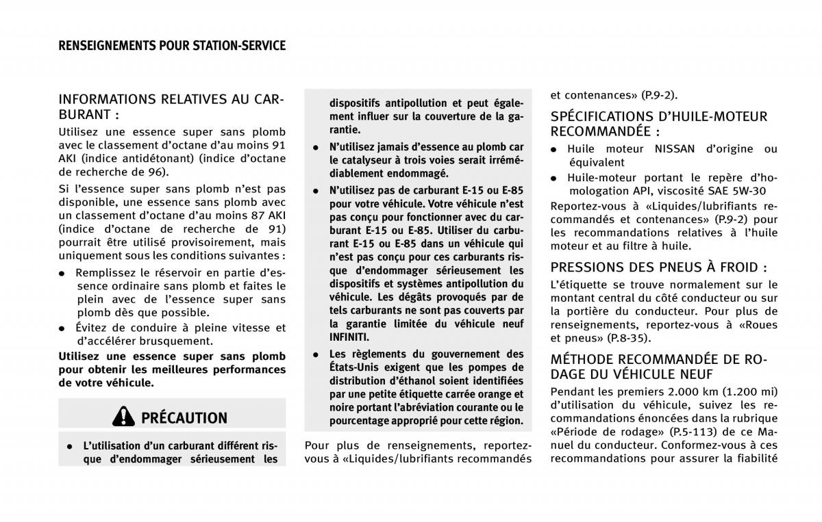 manual  Infiniti Q50 manuel du proprietaire / page 456