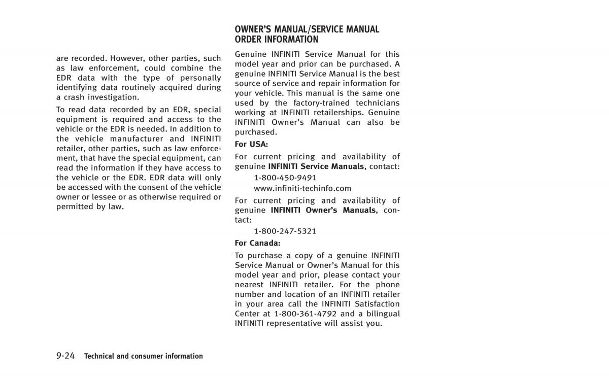 Infiniti Q60 Coupe owners manual / page 447