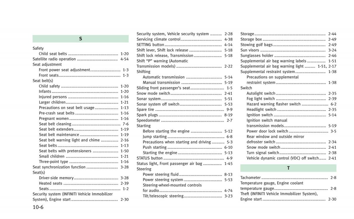 Infiniti Q60 Coupe owners manual / page 453