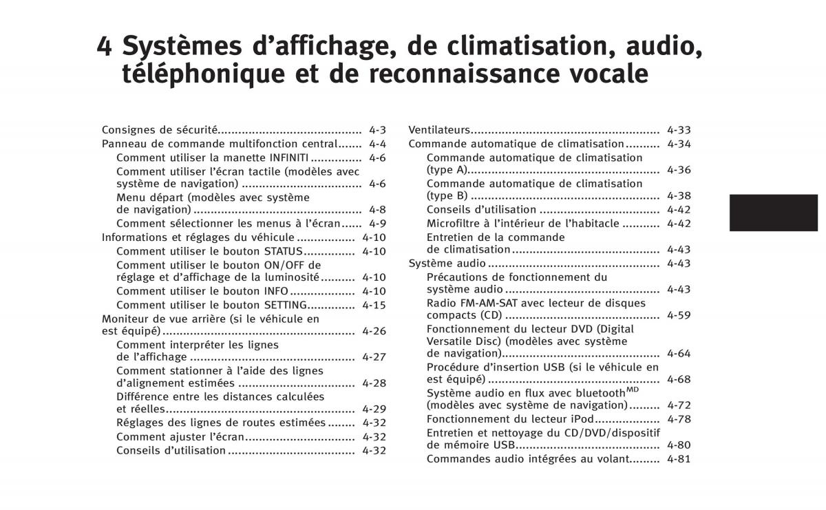Infiniti Q60 Coupe manuel du proprietaire / page 190