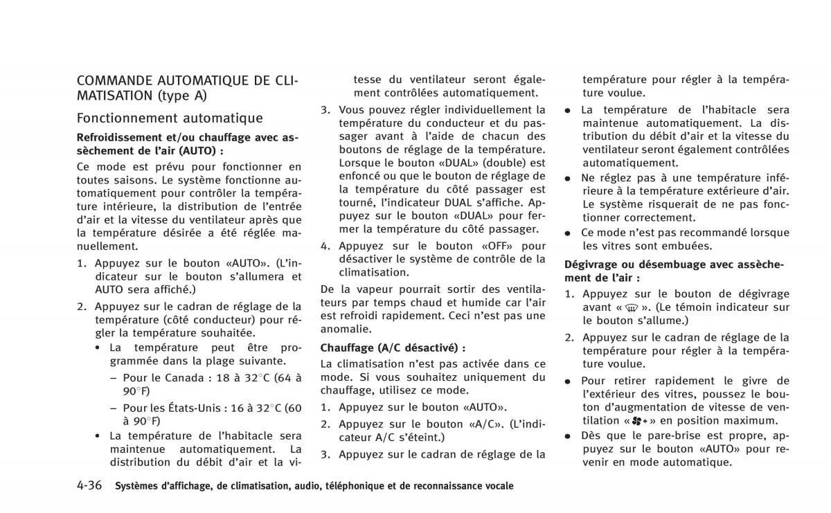 Infiniti Q60 Coupe manuel du proprietaire / page 225