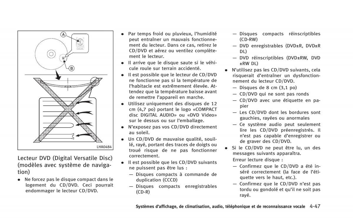 Infiniti Q60 Coupe manuel du proprietaire / page 236