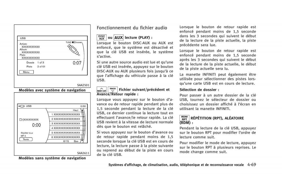 Infiniti Q60 Coupe manuel du proprietaire / page 258