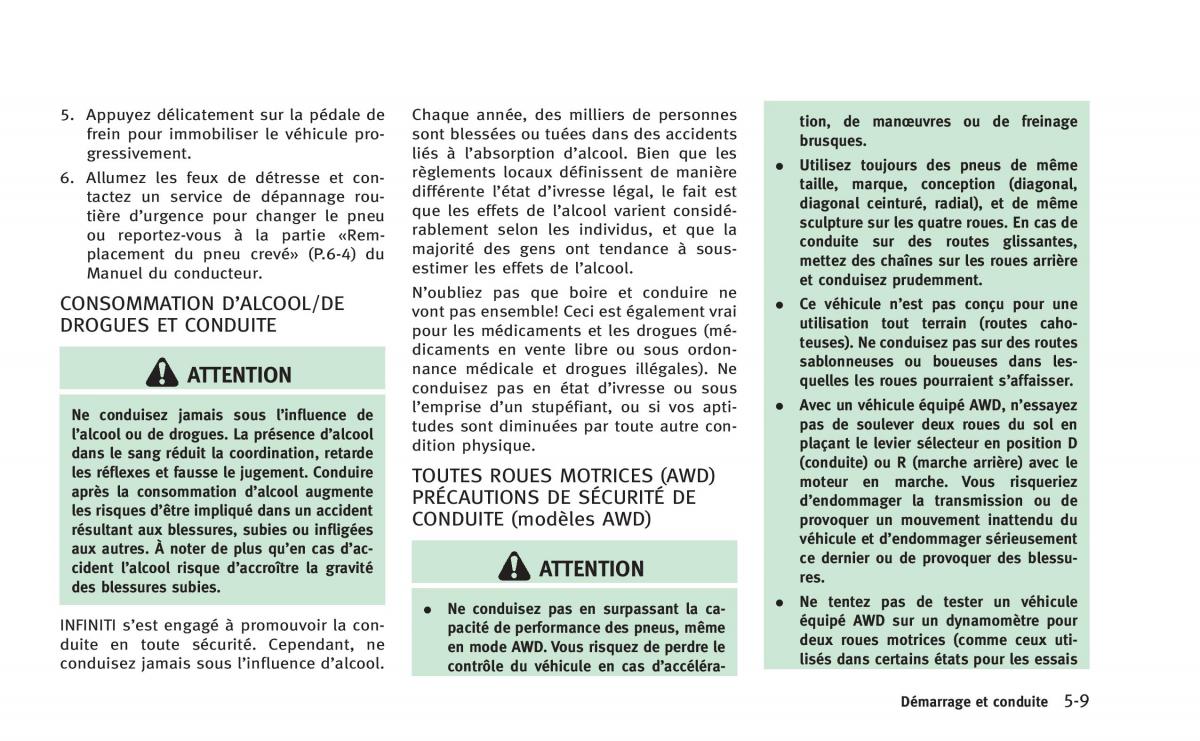 Infiniti Q60 Coupe manuel du proprietaire / page 338
