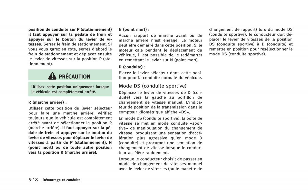 Infiniti Q60 Coupe manuel du proprietaire / page 347