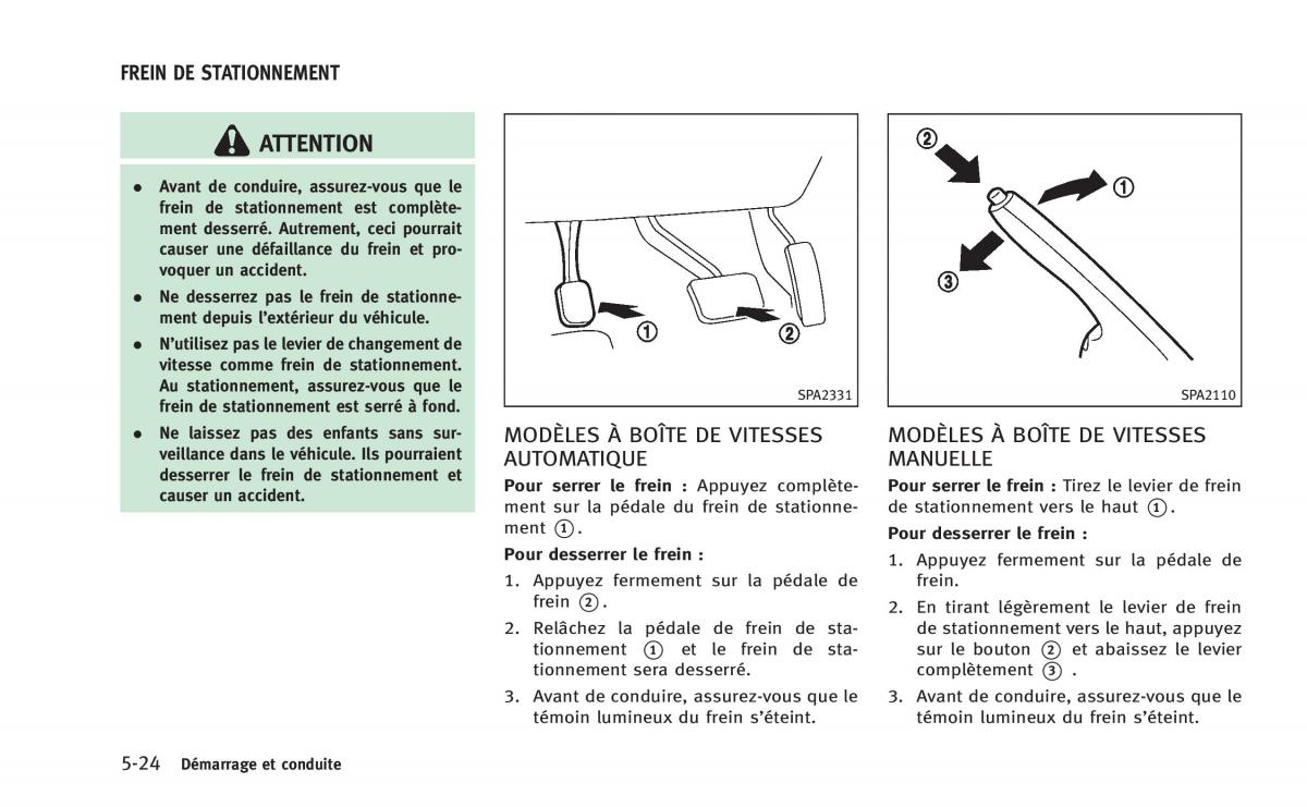 Infiniti Q60 Coupe manuel du proprietaire / page 353