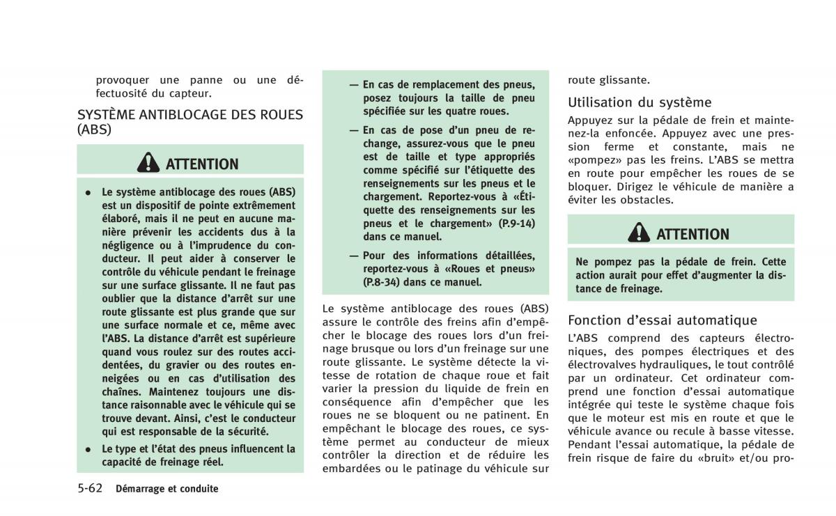 Infiniti Q60 Coupe manuel du proprietaire / page 391