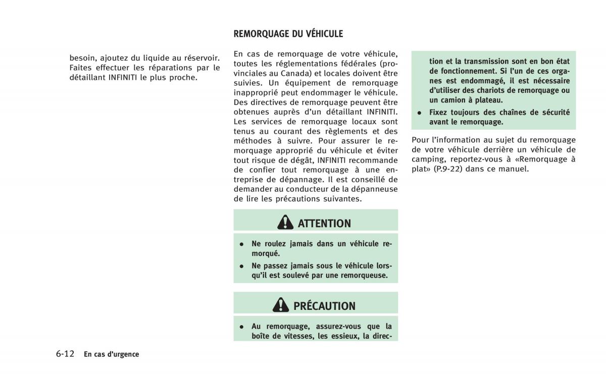 Infiniti Q60 Coupe manuel du proprietaire / page 409