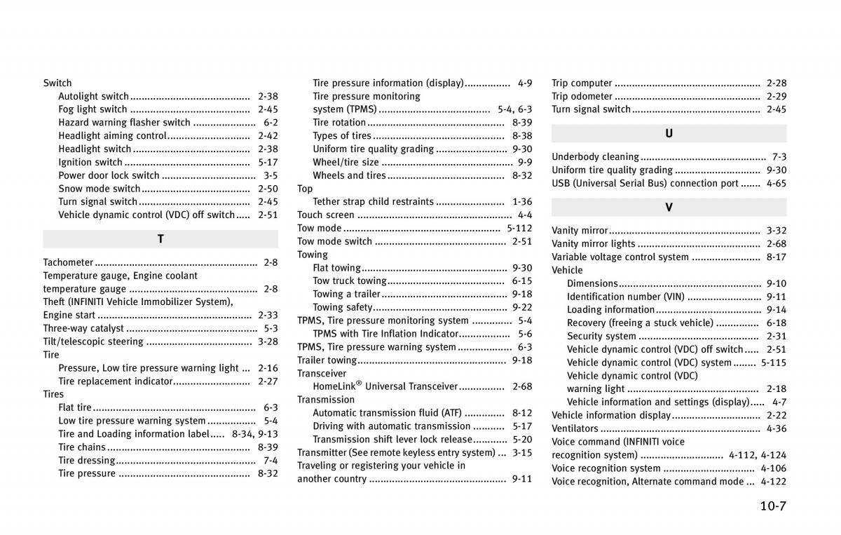 Infiniti QX80 owners manual / page 570