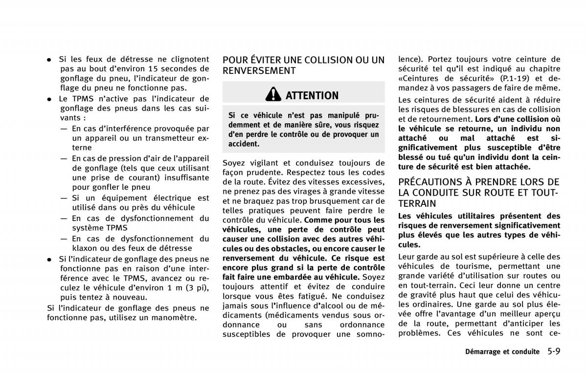 Infiniti QX80 manuel du proprietaire / page 382