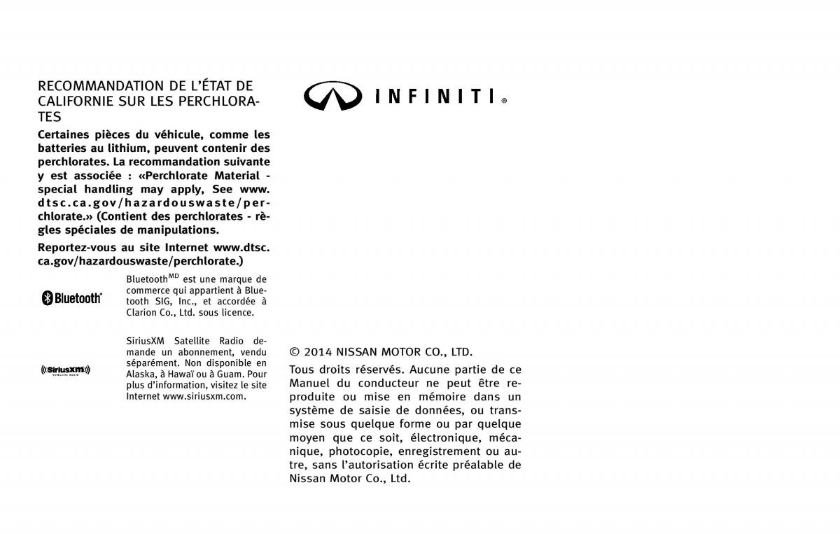 Infiniti QX80 manuel du proprietaire / page 5