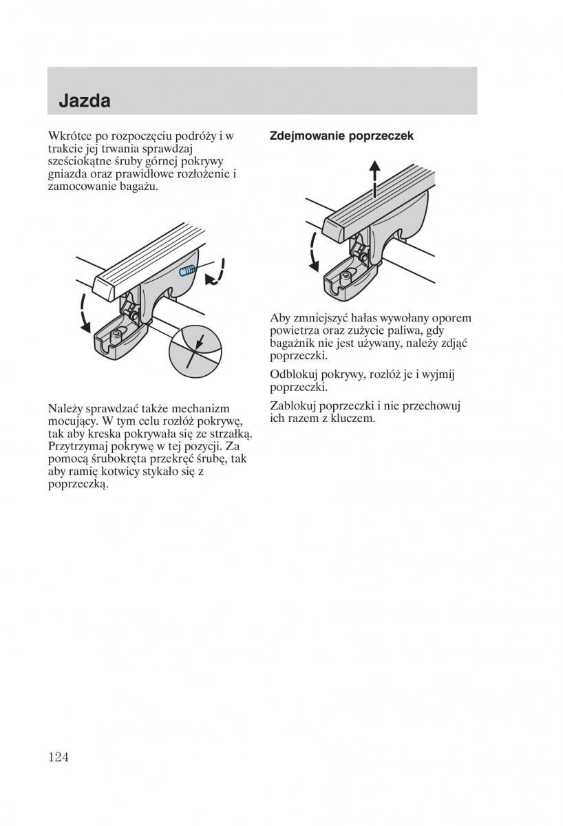 Ford Galaxy II 2 instrukcja obslugi / page 126
