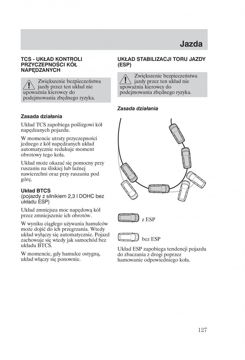 Ford Galaxy II 2 instrukcja obslugi / page 129