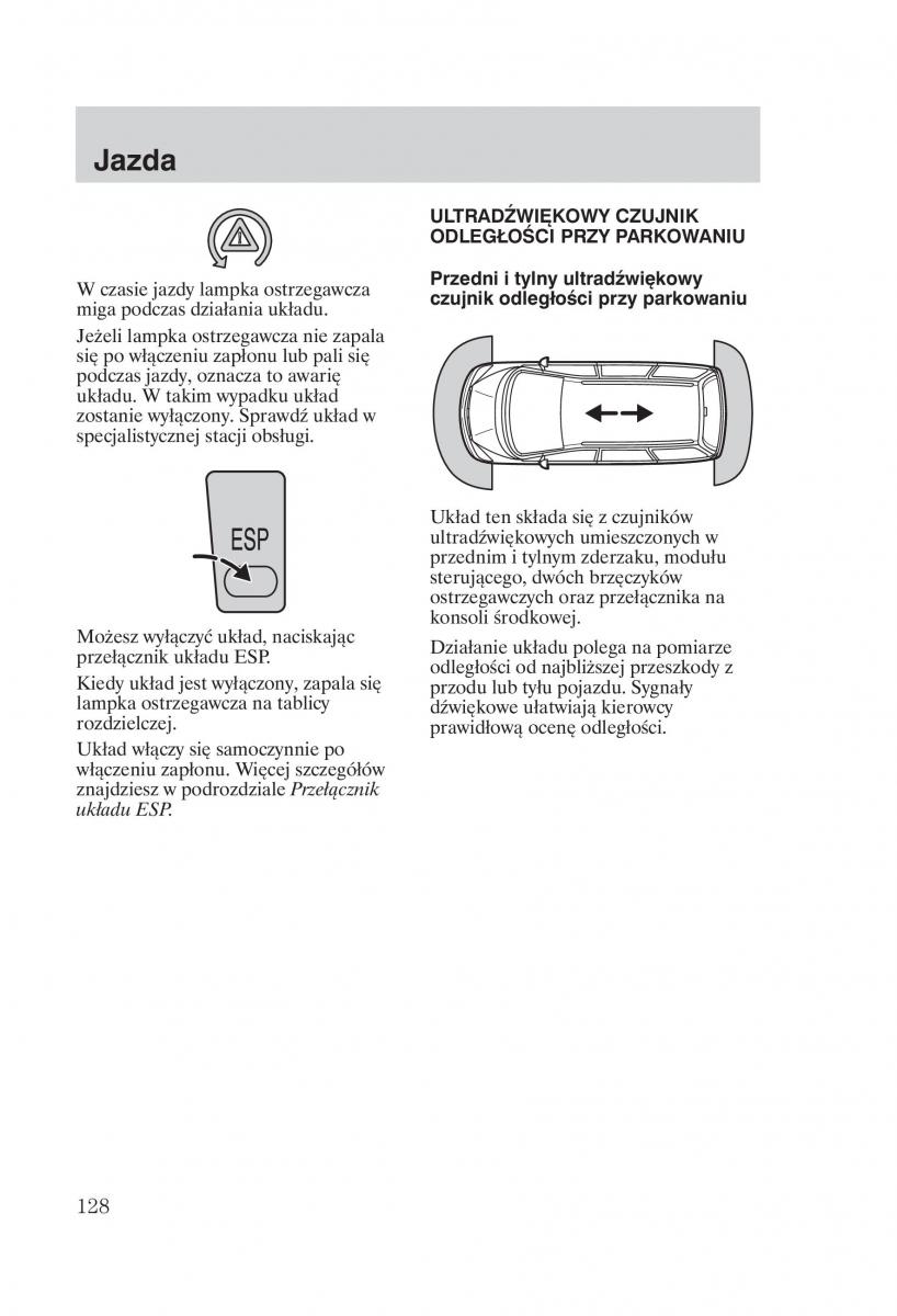 Ford Galaxy II 2 instrukcja obslugi / page 130
