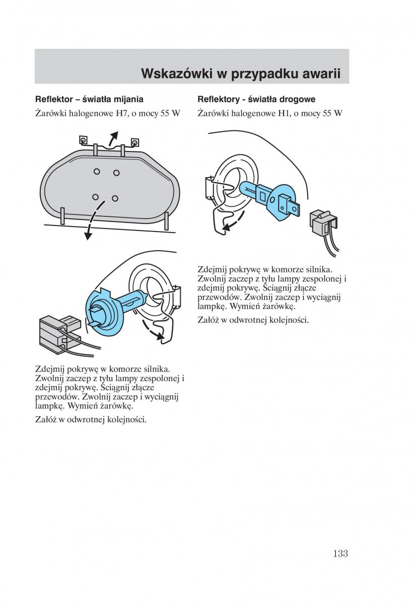 Ford Galaxy II 2 instrukcja obslugi / page 135
