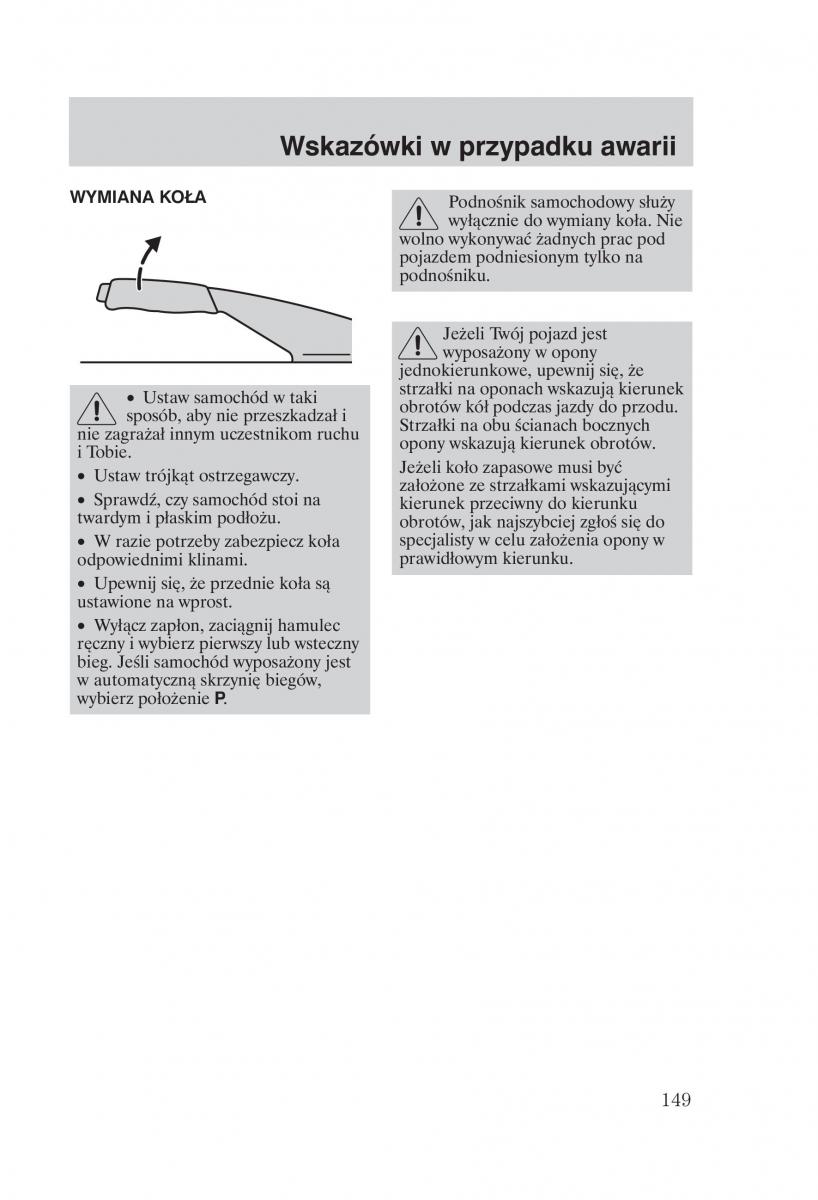 Ford Galaxy II 2 instrukcja obslugi / page 151