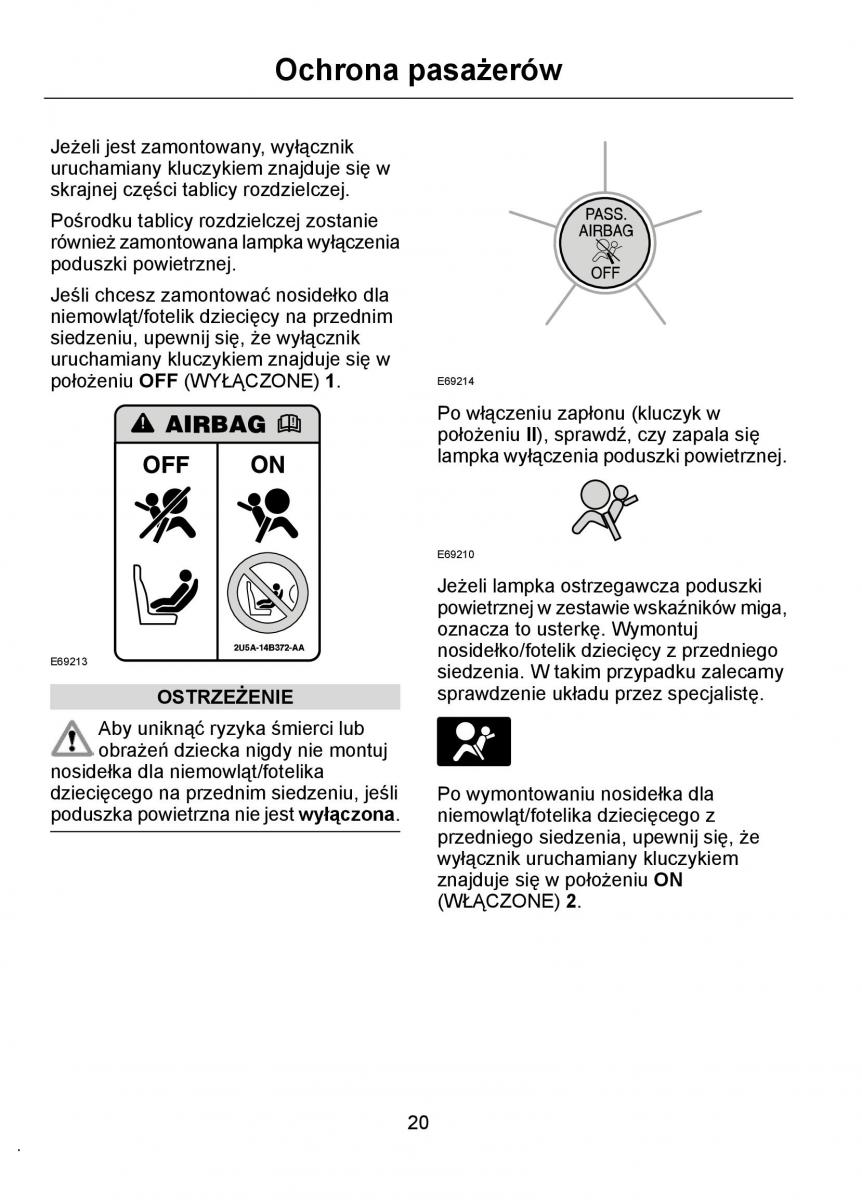 manual Ford Ka Ford Ka I 1 instrukcja / page 22