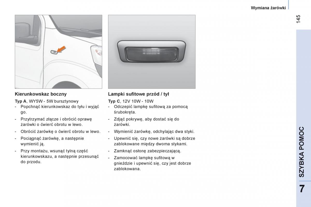 Citroen Nemo instrukcja obslugi / page 147