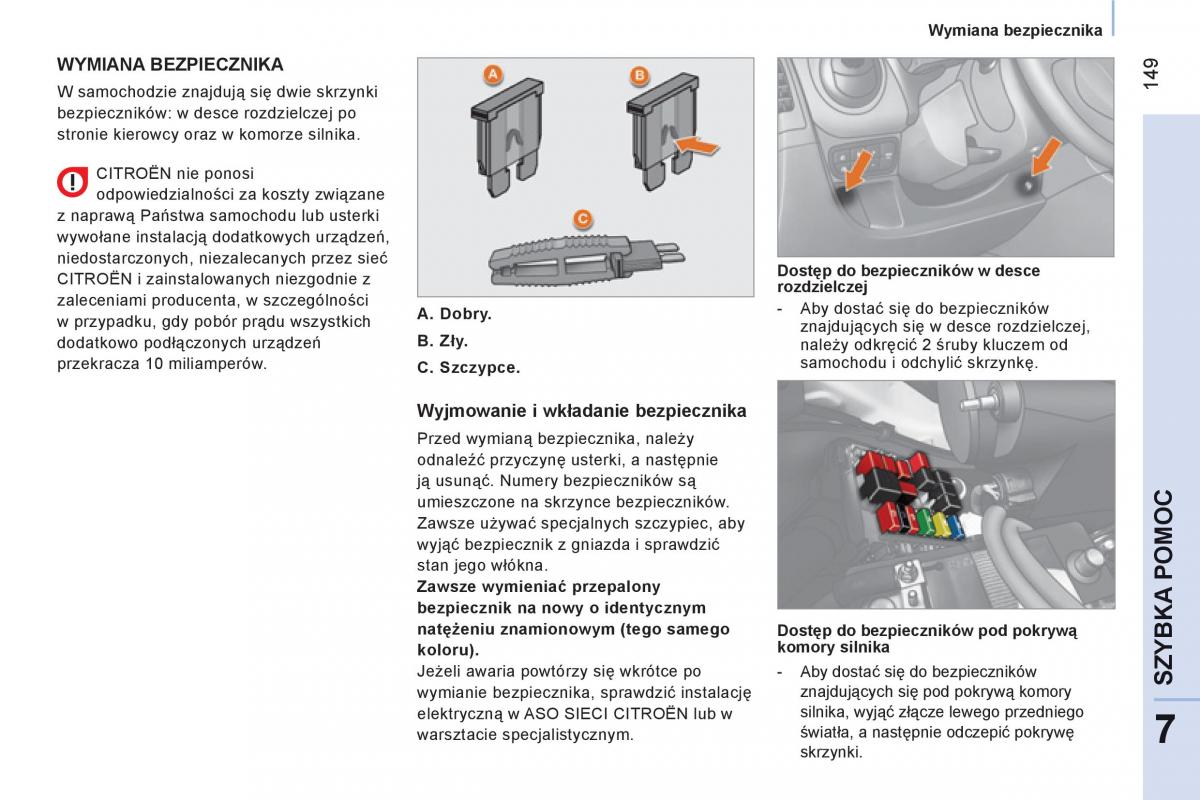 Citroen Nemo instrukcja obslugi / page 151