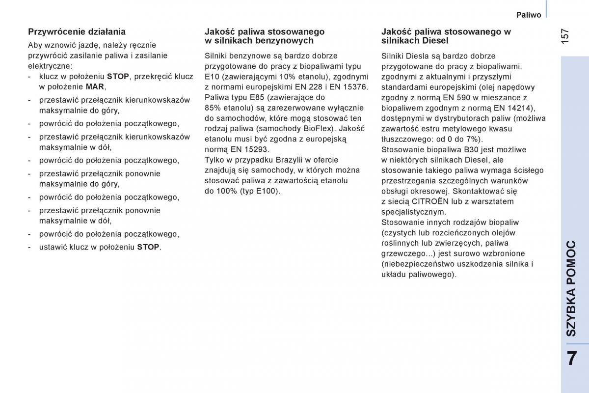Citroen Nemo instrukcja obslugi / page 159
