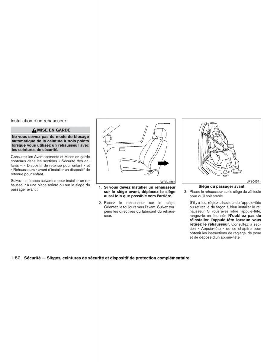 Nissan Pathfinder III 3 manuel du proprietaire / page 71