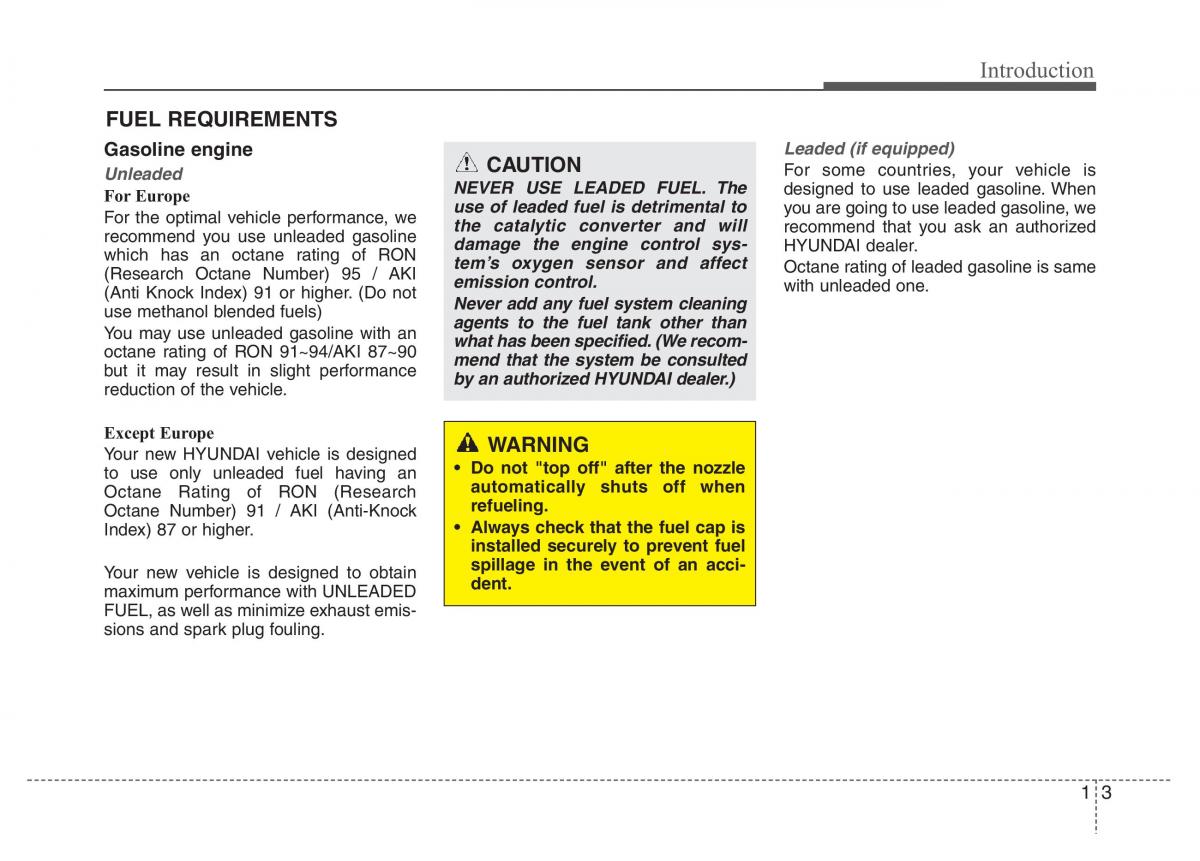Hyundai Grandeur Azera HG V 5 owners manual / page 8