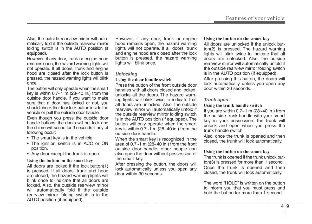 Hyundai Grandeur Azera HG V 5 owners manual / page 86