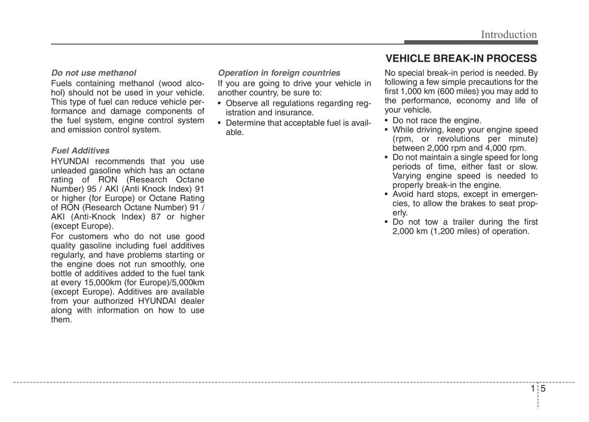 Hyundai Grandeur Azera HG V 5 owners manual / page 10