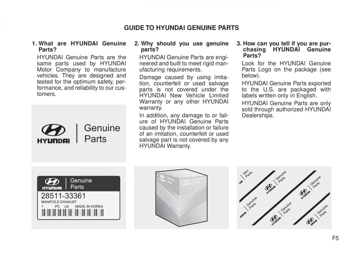 Hyundai Elantra V 5 i35 Avante MD owners manual / page 5
