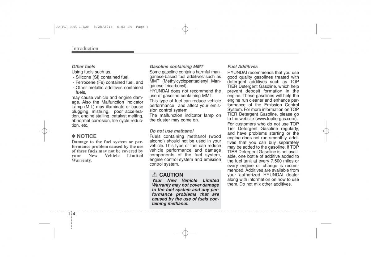 Hyundai Elantra V 5 i35 Avante MD owners manual / page 11