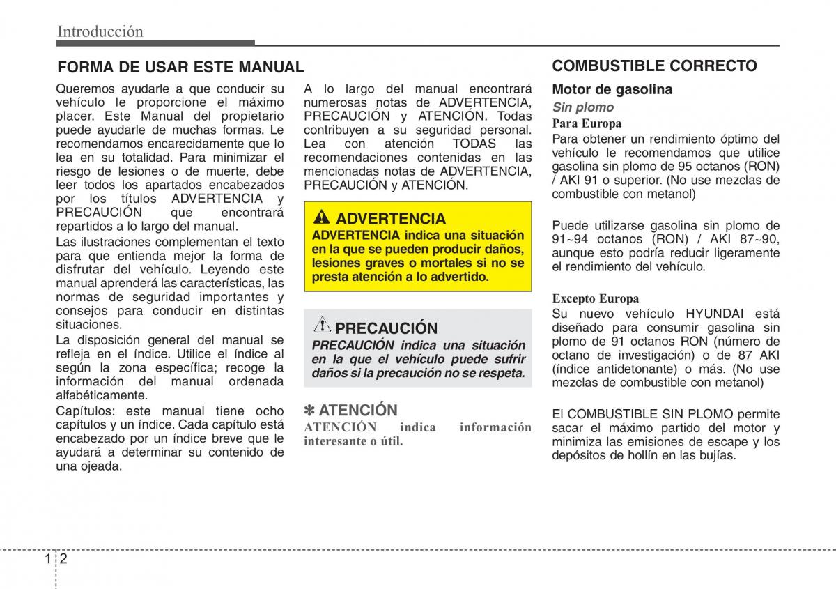 Hyundai Grandeur Azera HG V 5 manual del propietario / page 7