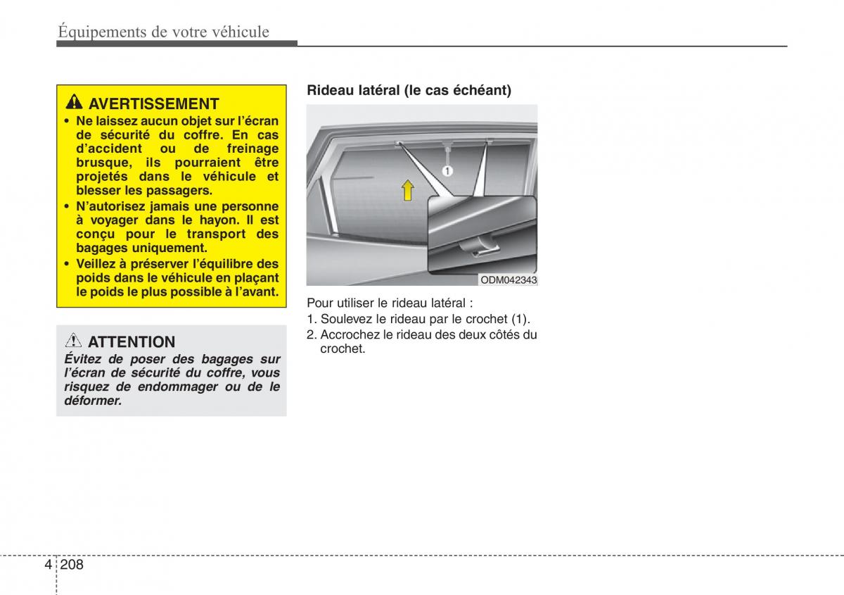 Hyundai Santa Fe III 3 manuel du proprietaire / page 305