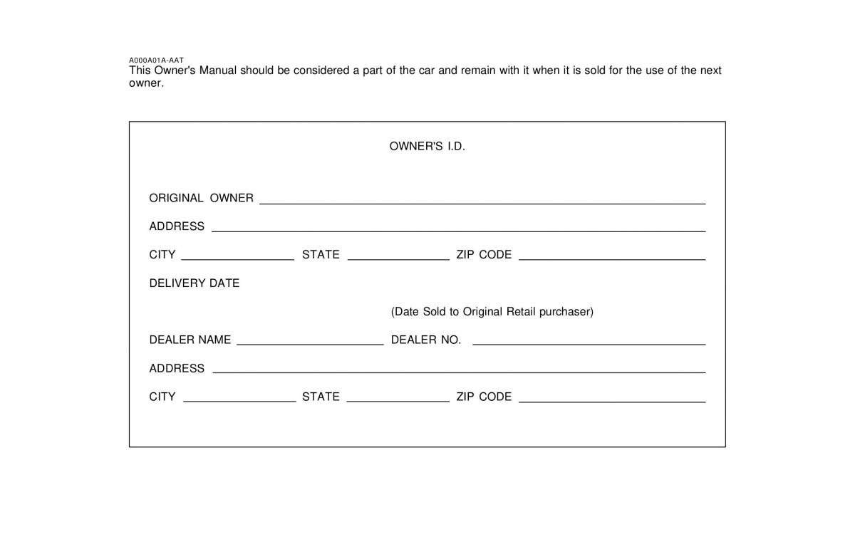 Hyundai Sonata EF IV 4 owners manual / page 2