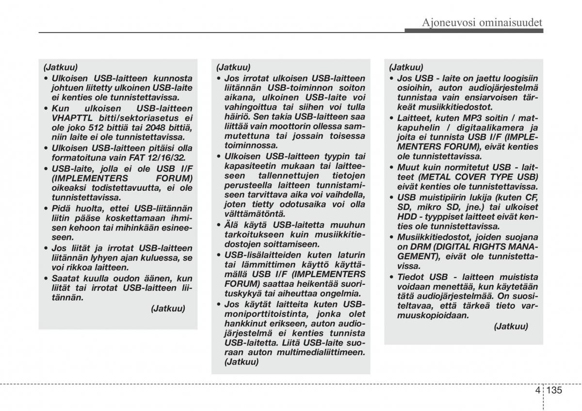 Hyundai Sonata NF V 5 omistajan kasikirja / page 214