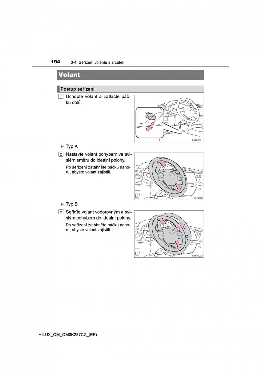 Toyota Hilux VIII 8 AN120 AN130 navod k obsludze / page 194
