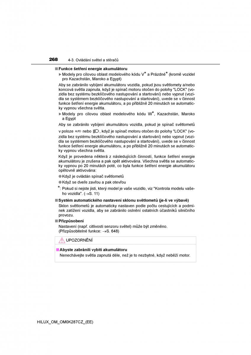Toyota Hilux VIII 8 AN120 AN130 navod k obsludze / page 268