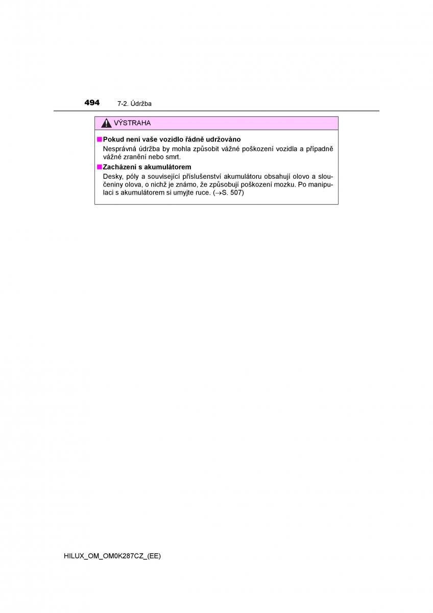 Toyota Hilux VIII 8 AN120 AN130 navod k obsludze / page 494