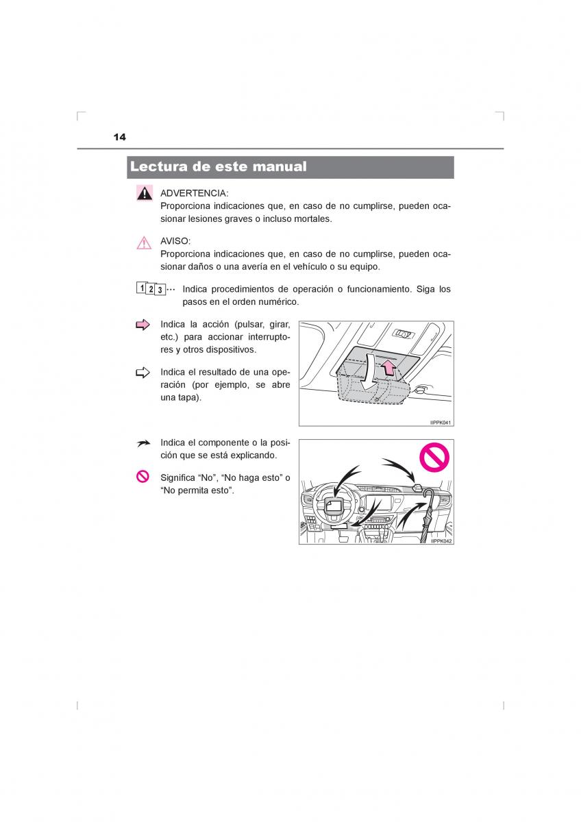 Toyota Hilux VIII 8 AN120 AN130 manual del propietario / page 14